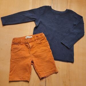 Size 4T Boys Shorts and Shirt outfit